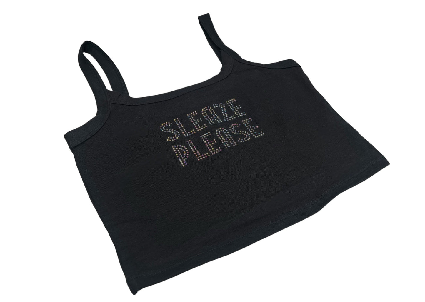 Sleaze Please Black Tank Top Size Small