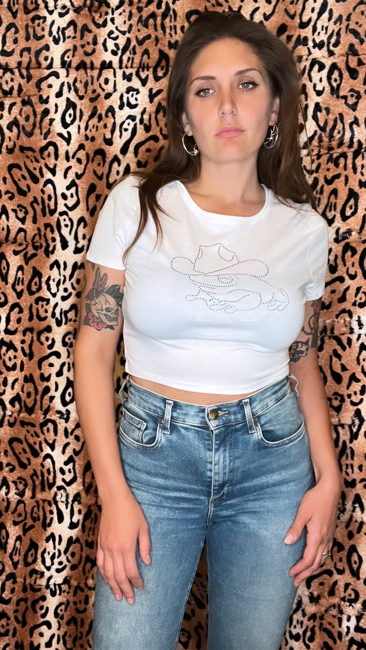 Cowfrog Crop Tee