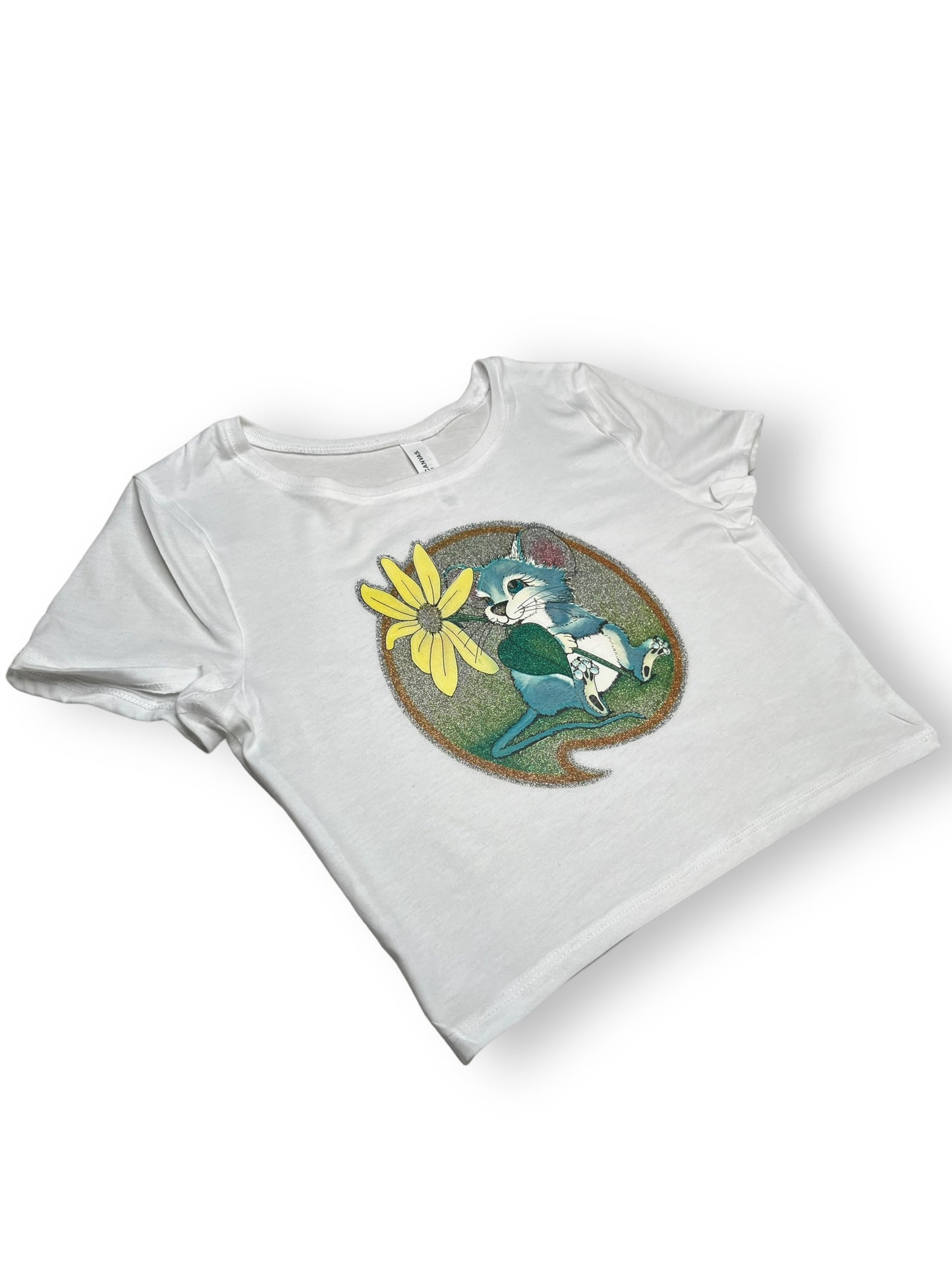 Glitter Lil' Mouse Crop Two Sizes Available
