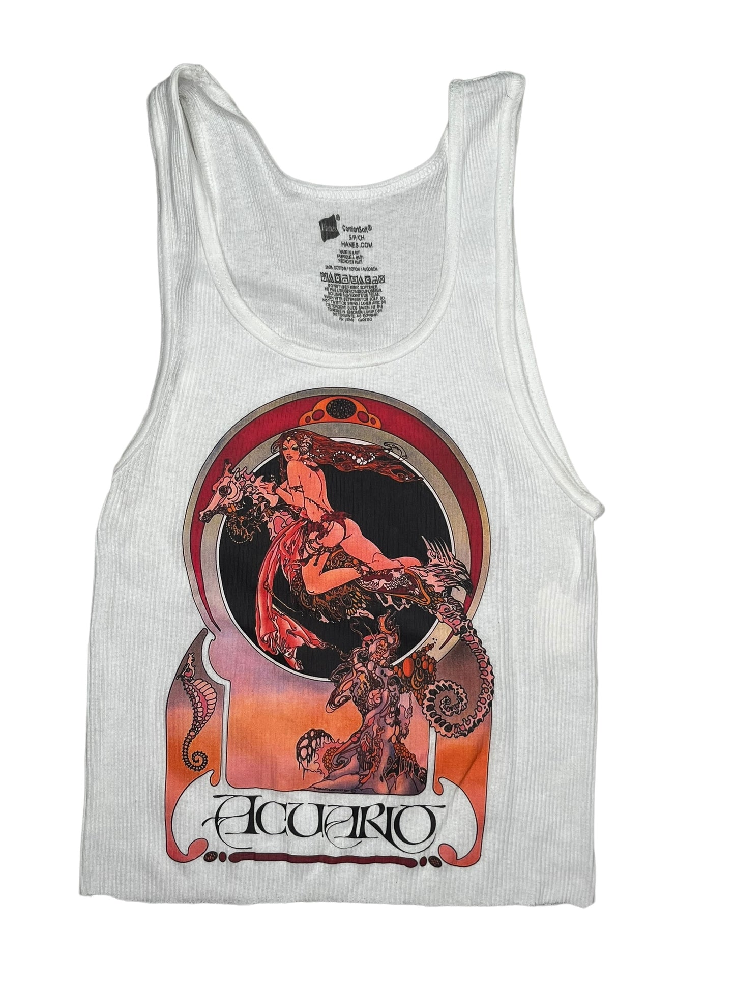Zodiac Tanks in White - Made To Order