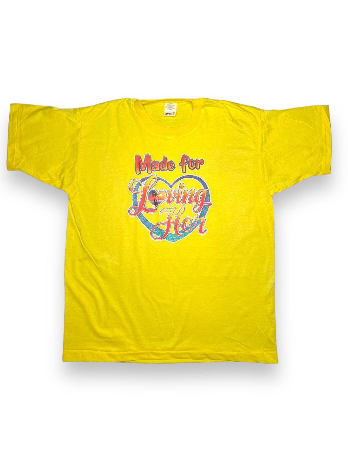 Glitter, Loving Her Vintage Tee Men's Size L