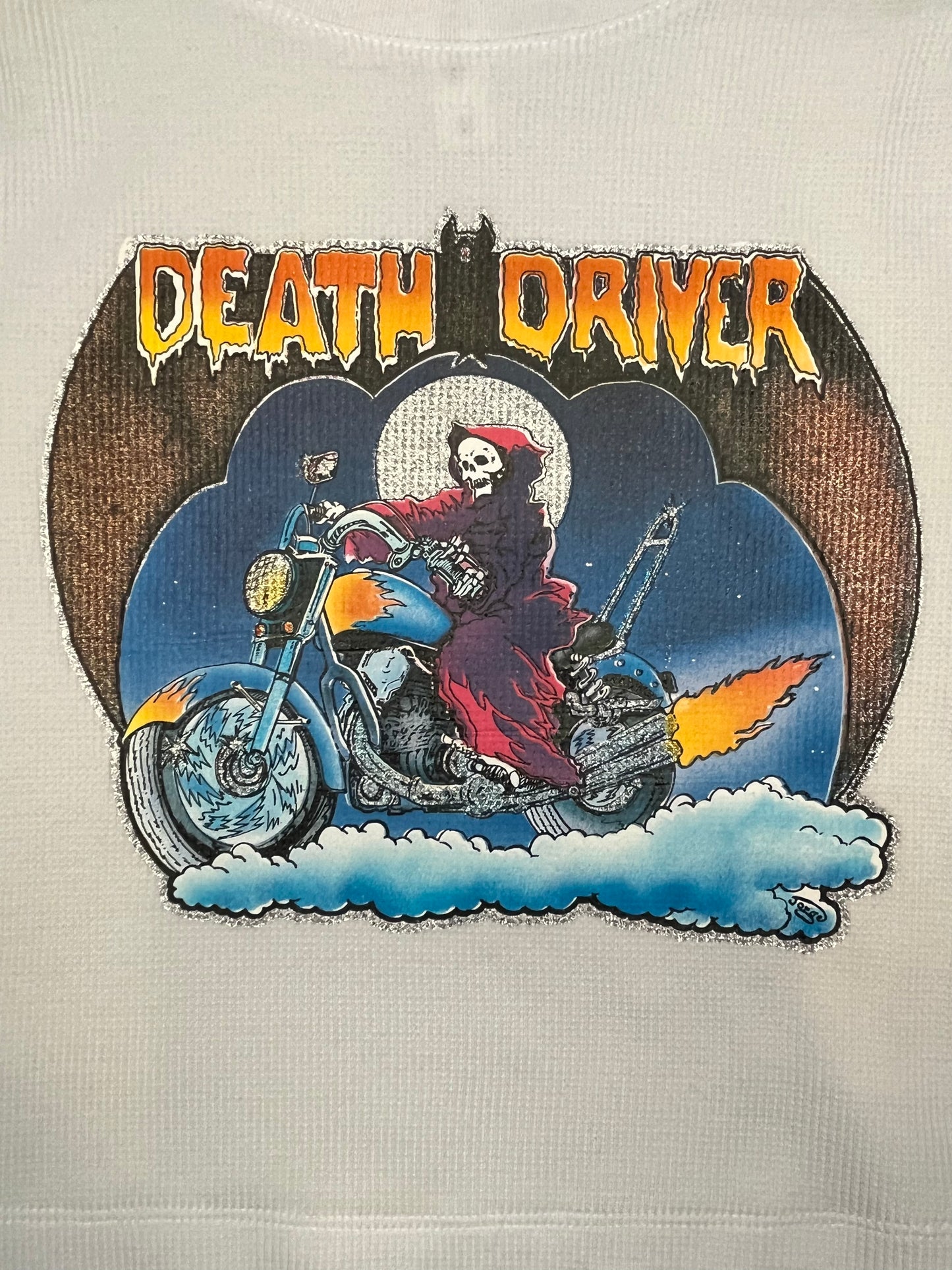 Glitter, Death Driver Cropped Thermal Women's M