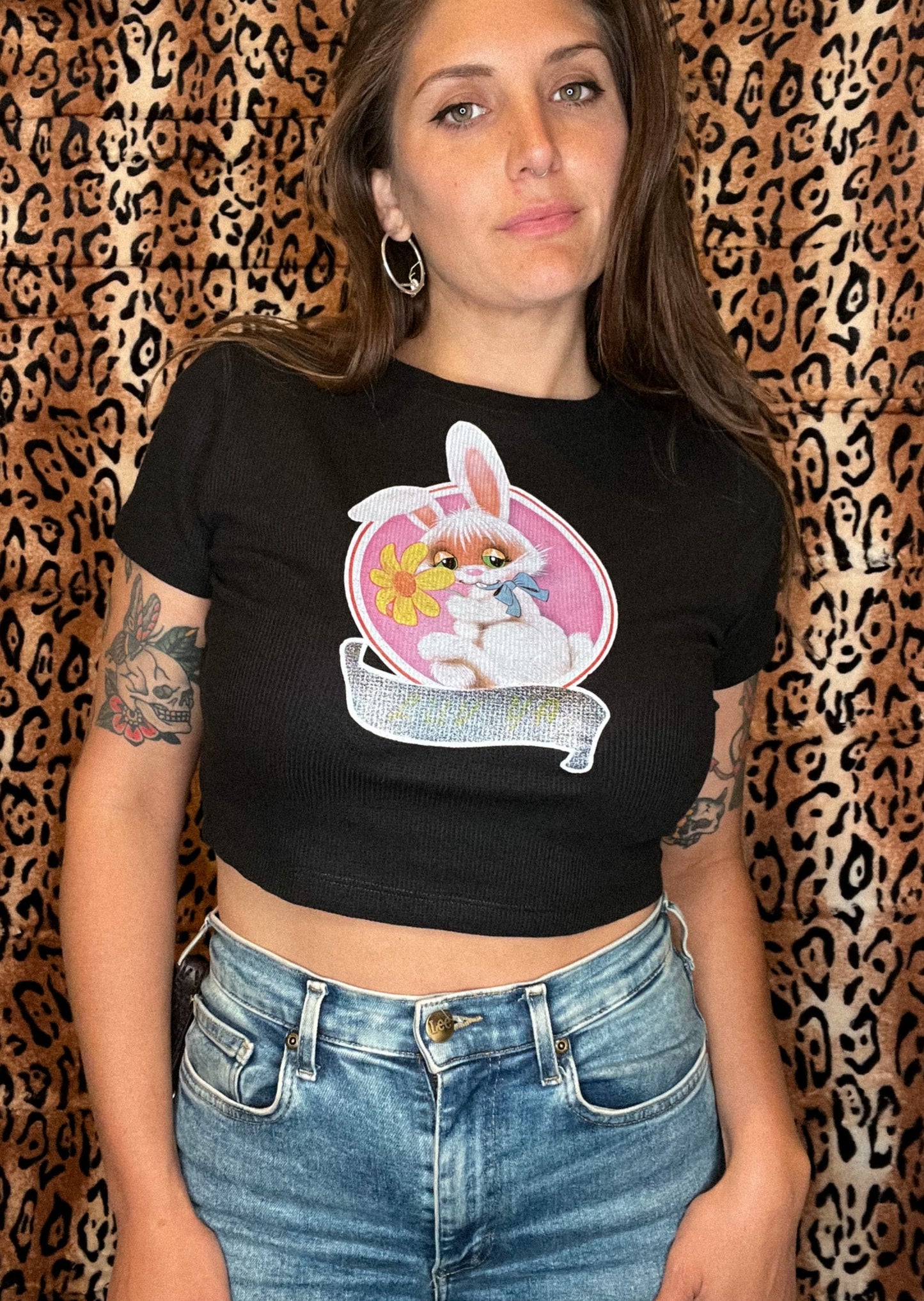 Luv Ya! Bunny Thermal Crop