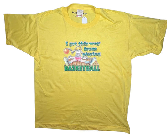 Glitter Basketball Vintage Tee