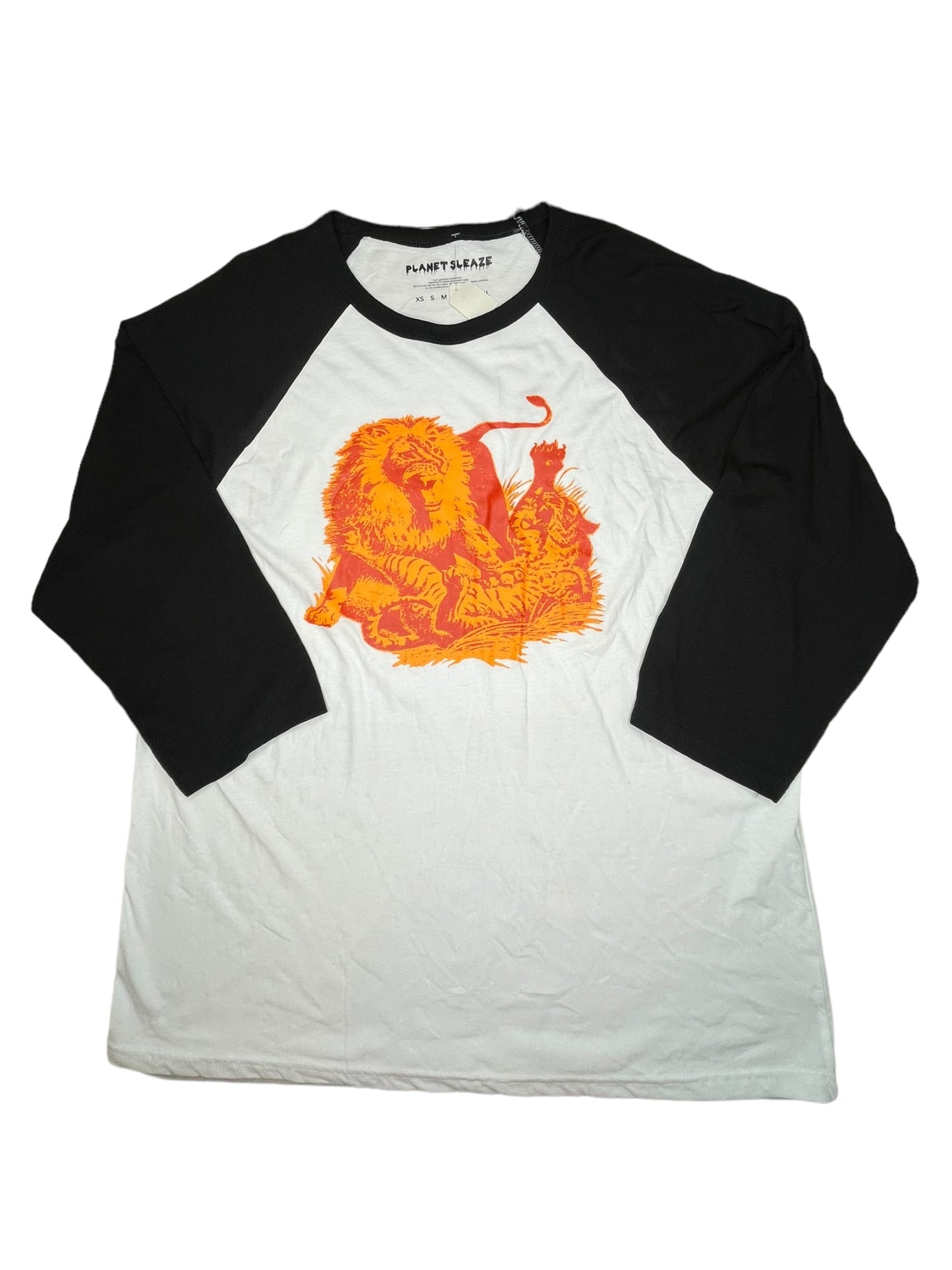 Lion vs Tiger War Raglan