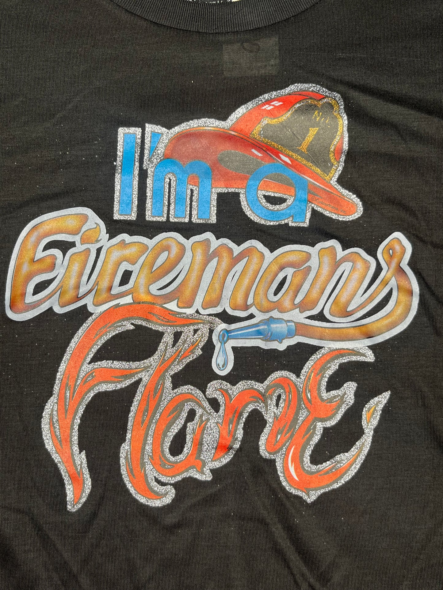 Fireman's Flame Cropped Tee