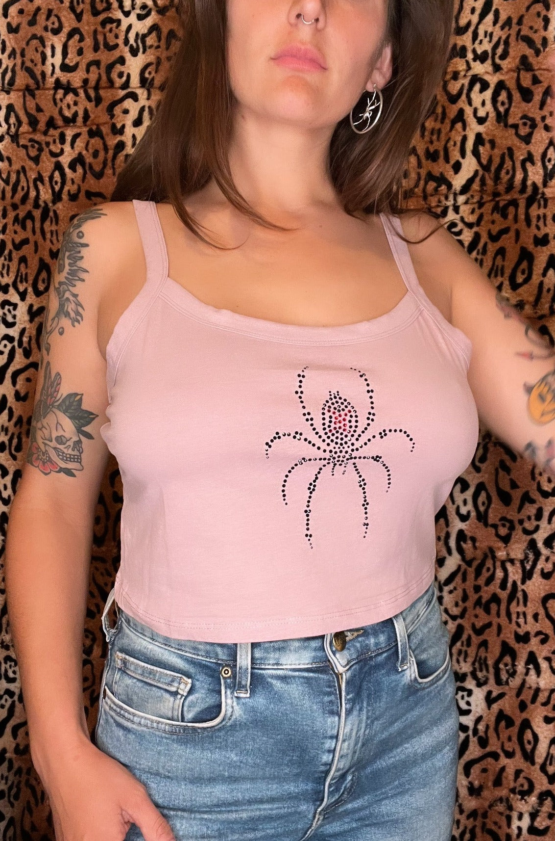 Black Widow Pink Tank