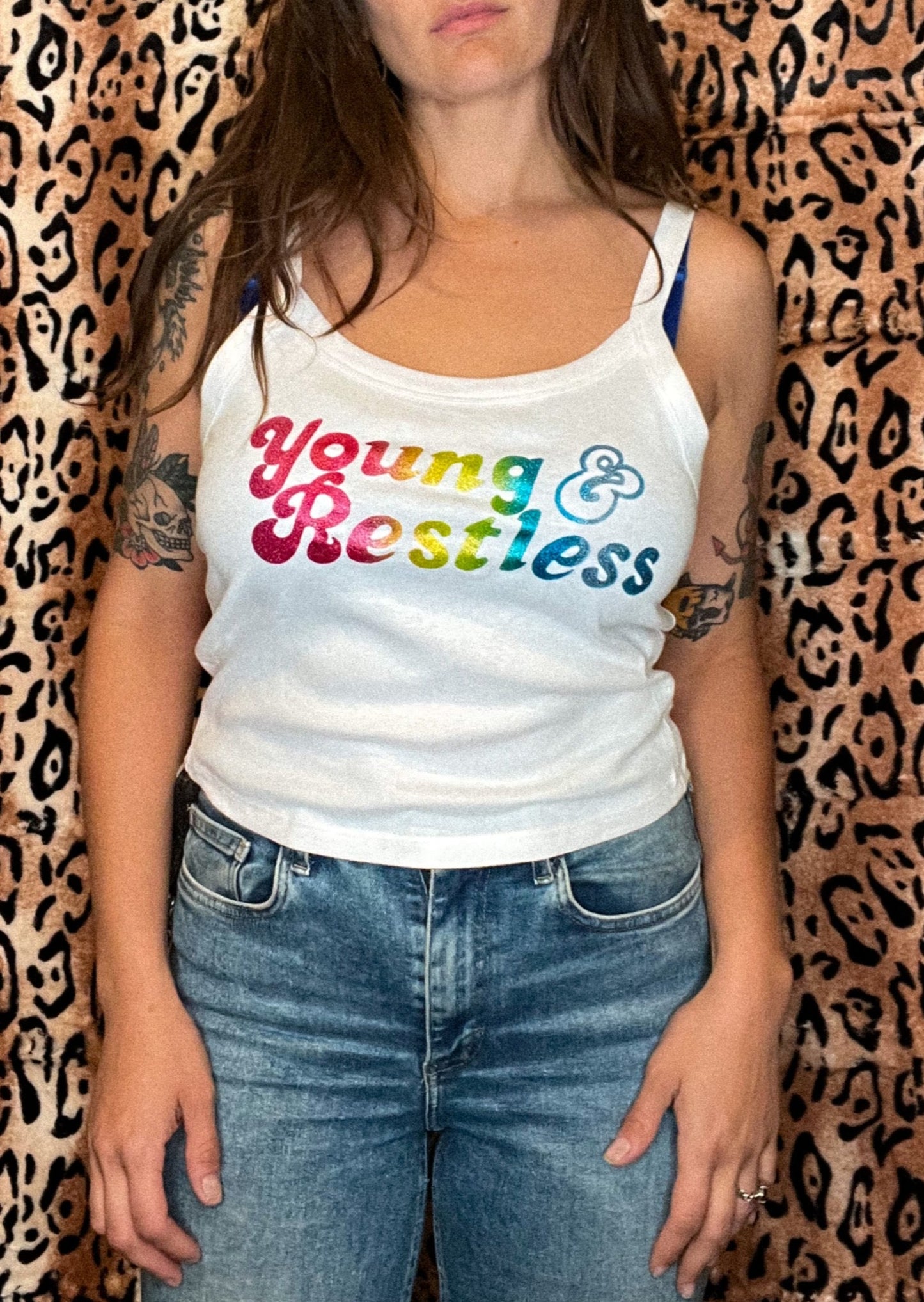 Glitter Young and Restless Tank